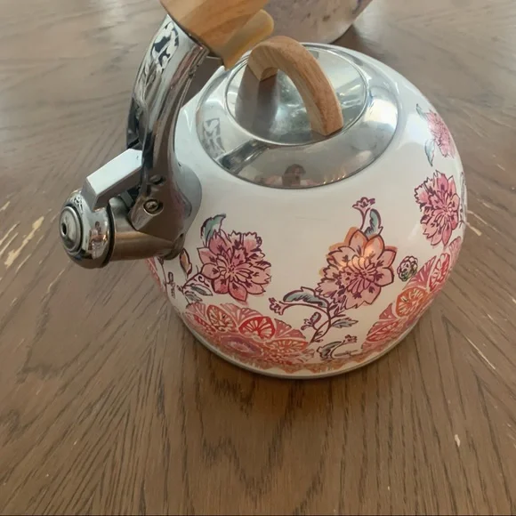 NEW Anthropologie Luanne Floral Tea Kettle - Picture 3 of 6